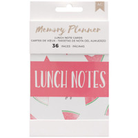 American Crafts - Memory Planner Inserts - Small Lunch Notes