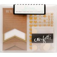 Heidi Swapp Stationery Embellishment Kit - Gold