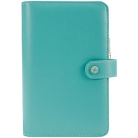 Webster's Pages - Color Crush - Faux Leather Personal Planner - Jade - Binder Only
