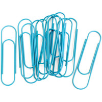 Jumbo Paper Clips - Set of 12 - Teal