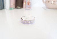 Simply Gilded - Washi Tape - Skinny Lavender & champagne gold foil bow (10mm)
