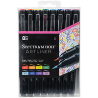 Spectrum Noir Artliner - Bright - Fine Line Pens - Set of 8