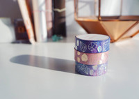 Simply Gilded - Washi Tape - Watercolor Crystal Gems - Set of 3