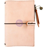 Prima Traveler's Journal - Leather Essential - Peach 