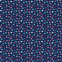 Fabric - A Little Sweetness - Tasha Noel -Sweetness Floral Navy ## C6512R-NAVY