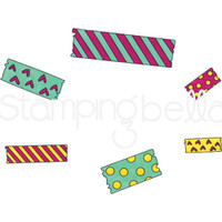 Stamping Bella - Cling Stamps - Washi Tape Set 1