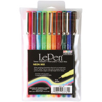 Le Pen Neon - Fine Point - Neon - Set of 10