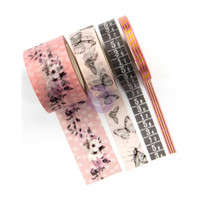 Prima Marketing - Cherry Blossom Decorative  Washi Tape - Set of 4