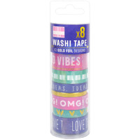 First Edition - Washi Tape - Set of 8 - Watercolor