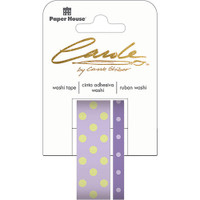 Paper House Washi Tape - Set of 2 - Lavender & Green Dots By Carol Shiber
