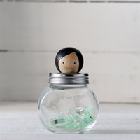 Doohikey Designs - Binding Babies - Dress Clips Green