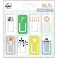 Pinkfresh Studio - A Case Of The Blahs - Epoxy Clips - Set of 8