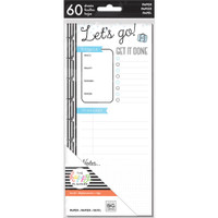 The Happy Planner - Me and My Big Ideas - Classic Refill Note Paper - Half Sheet - Travel