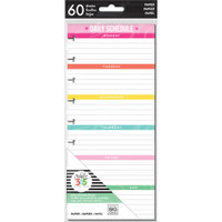 The Happy Planner - Me and My Big Ideas - Classic Refill Note Paper - Half Sheet - Daily Schedule 