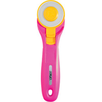 OLFA Splash Rotary Cutter 45mm - Fairy Floss Pink