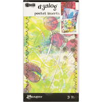 Dylusions - Dyan Reaveley's Dylusions Dyalog Printed Pocket Inserts - Set of 3