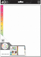The Happy Planner - Me and My Big Ideas - Big Refill Note Paper - Full Sheet - Rainbow (Dot Grid)