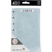 The Happy Planner - Me and My Big Ideas - Mini Refill Note Paper - Full Sheet - Watercolor Paper