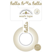 Doodlebug - Washi Tape - Hello - Foil 