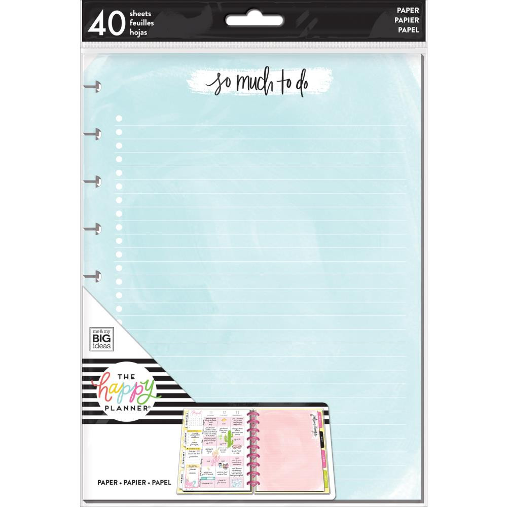 Me and My Big Ideas The Happy Planner Fill Paper Student So