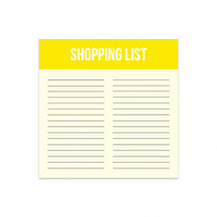 Studio Stationery - Mini shopping list