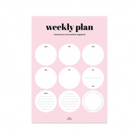 Studio Stationery - Noteblock Weekly plan