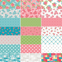 Riley Blake Designs - Hello Lovely by Amanda Herring - Fat Quarter Bundle