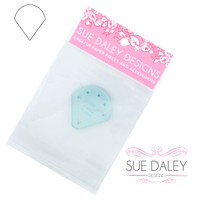 Sue Daley - English Paper Piecing - 1 inch Cone Flower - Paper Pieces (50 Pack) & Template