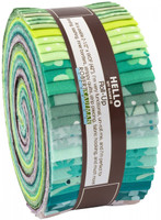 Robert Kaufman Fabrics - Terrarium by Elizabeth Hartman Collection - Cool - Jelly Roll