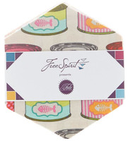 Free Spirit Fabric - Hexagons - Tabby Road by Tula Pink