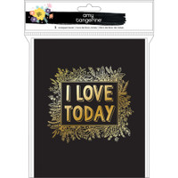 American Crafts - Amy Tangerine - Shine On Notepad Book - I Love Today