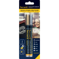 Liquid Chalk Markers - Set of 2 - Gold & Silver