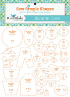 Riley Blake Designs - Lori Holt - Autumn Love Quilt Template Set