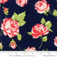   Moda Fabric - Smitten - Bonnie & Camille - Rosy Navy #55170 15