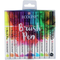 Ecoline Watercolour Brush Pen - Set of 10