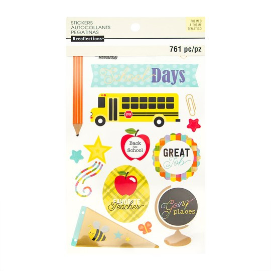 Recollections - School Sticker Book - CarefullyCrafted