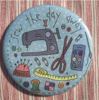 Hatched & Patched - Mirror - Sew the Day in Blue