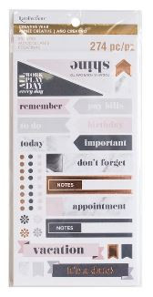 Recollections - Creative Year - Note Taken Stickers - CarefullyCrafted