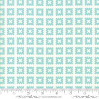    Moda Fabric - Little Snippets - Bonnie & Camille -Aqua  #55184  12