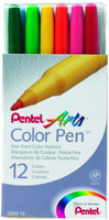 Pentel - Art's Color Pen - Fine Point Markers - Set of 12