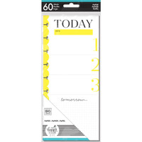 The Happy Planner - Me and My Big Ideas - Classic Refill Note Paper - Half Sheet - Socialite 