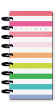 Me and My Big Ideas - Classic Happy Notes - Half Sheet Notebook - Stripes Are (Dot Grid)