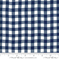 Moda Fabric - Wovens - Bonnie & Camille - Check Navy #12405 30