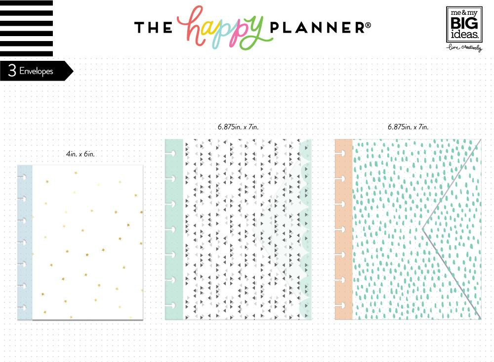 Me And My Big Ideas The Happy Planner Baby Boy Snap In Envelopes Carefullycrafted