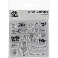 Carpe Diem - Simple Stories - Clear Stamps - No Prob-Llama 