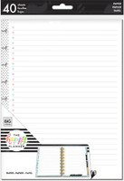 The Happy Planner - Me and My Big Ideas - Classic Refill Note Paper - Full Sheet - Pastel Dots (Checklist)
