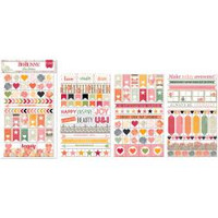 BoBunny - Clear Planner Stickers - Aryia's Garden