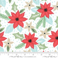 Moda Fabric - Little Tree - Lella Boutique - Bouquet White #5091 11 
