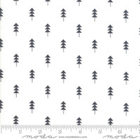 Moda Fabric - Little Tree - Lella Boutique - Little Trees Black #5094 11