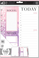 The Happy Planner - Me and My Big Ideas - Classic Refill Note Paper - Full Sheet - Glam Girl Social